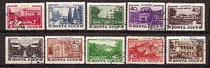 СССР, 1949, №1424-33, Курорты, серия из 10-ти марок, (.)_